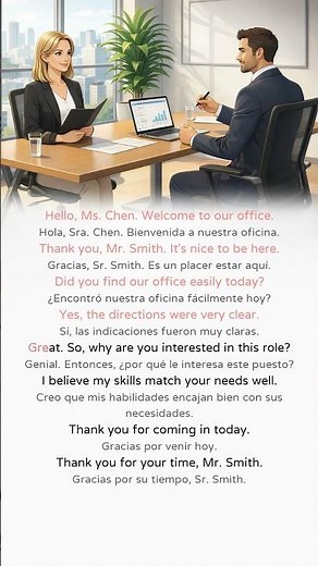Entrevista de trabajo en inglés: ¡Supera tu próxima entrevista! #englishConversation #dailyEnglish