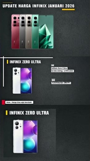 Harga Infinix Zero Ultra 2026 #infinixzeroultra #infinix #beranda