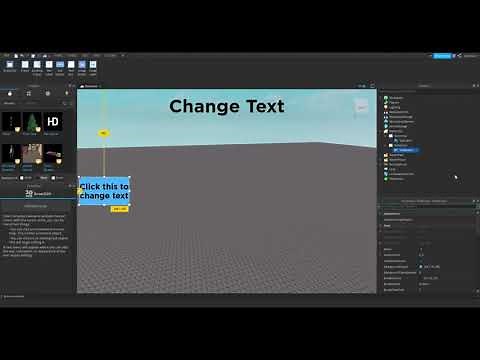 Click Button To Change Text Roblox Studio 2024