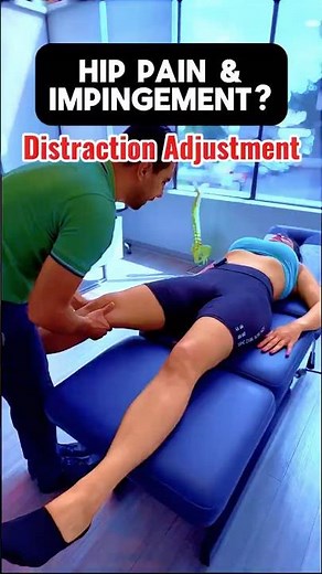 HIP PAIN & IMPINGEMENT?! DISTRACTION ADJUSTMENT 🔥🦵⭐