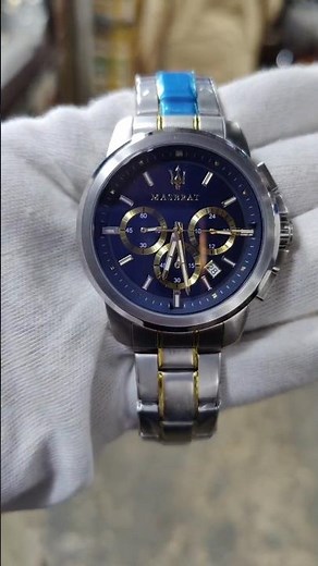 "Maserati Successo Watch Review | Luxury Chronograph for Men | Maserati Watch Unboxing & Features"