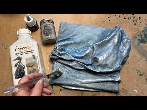 HOW TO 3D ART TUTORIAL | Powertex Art | DIY Textured Sculpture Painting