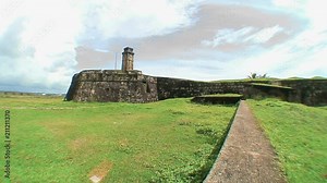 Fisheye View of Galle's Clock tower, Sri Lanka