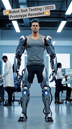 Robot Suit Testing | 2025 Prototype Revealed | RC AI Shorts #shorts #robot #ai #aishorts #ytshorts