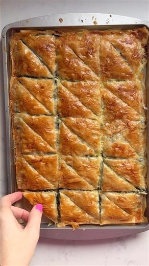 Spinach Pie with Phyllo Dough #armenianseries #whatsfordinner #recipe