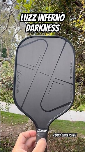 Luzz Inferno Darkness / Black: First look #paddlereview #pickleballpaddle