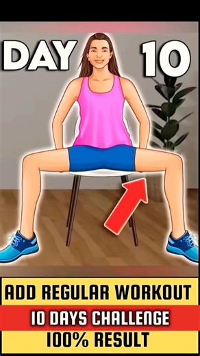 🎯10 Days Challenge💪Inner Thighs+Outer Thighs🦵 Fat Cutter Workout#shorts #thighfatloss #fatloss#fatgo