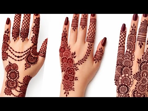 Elegant Henna Creations ||Trendy Henna Designs ||Mehndi for Beginners ||Henna Dreams ||Mehndi World