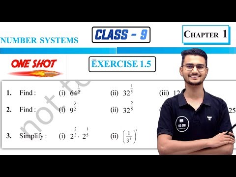 Class 9 Maths Chapter 1 | Number System Solutions | Exercise 1.5 | MD Sir