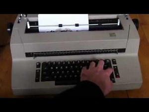 Vintage IBM Selectric II Correcting Electric Typewriter