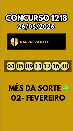 🟡DIA DE SORTE 1218, VEJA OS NÚMEROS SORTEADOS NA DIA DE SORTE DE HOJE #dia de sorte