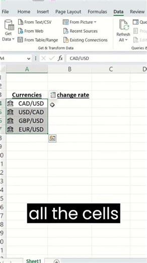 Convert Currency in Excel | Live Exchange Rate Formula & Easy Method