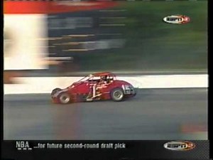 2002 Sammy Swindell Silver Crown Crash at IRP (Thursday Night Thunder)