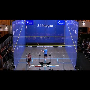 45K views · 347 reactions | Simply sublime from Gregoire Marche  The tweener 彩 The nick  The slo-mo  The Frenchman is one game away from a BIG upset over Karim Abdel Gawad in the opening match of the J.P. Morgan Tournament of Champions  | PSA Squash Tour | Facebook