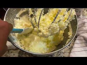 How to make Real Butter 🧈 🧈 in a KitchenAid Mixer. DIY Homemade butter!