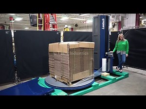 Lantech Stretch Wrapper Q300 Demonstrations