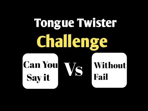“3 Round Tongue Twister Challenge 😜 | Try Not To Laugh!”