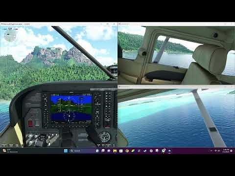 How to enable split-screen mode in Microsoft Flight Simulator?