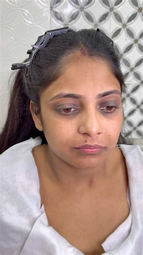 Dark complexion makeup tutorial 🫣🫶✨#youtubeshorts #wedding #makeup #poonamchauhanganaur