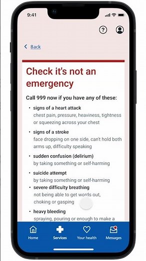 How to use 111 online on the NHS App | NHS #nhs #nhsapp