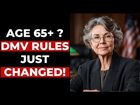 Important DMV Notice! What Senior Drivers Should Know About Recent Rule Changes