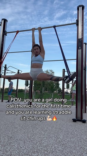 Learning Straddle Sit Chin Ups for Beginners