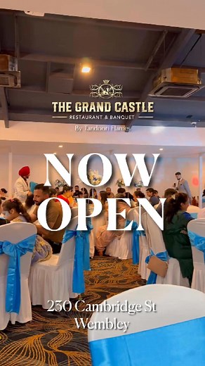 🎉 It’s official—The Grand Castle is now OPEN! Whether you’re here to dine or celebrate, we’ll make it grand. Join us at 📍230 Cambridge Street, Wembley. 📞 0863611042 / 0403150204 🌐 thegrandcastle9@gmail.com by @tandooriflamesindian | The Grand Castle Restaurant and Banquet