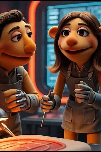 🌌🤖 Cyberpunk Cyborg Woman — Hyper-Real Biomech Arm & Neon Lab 🌆✨