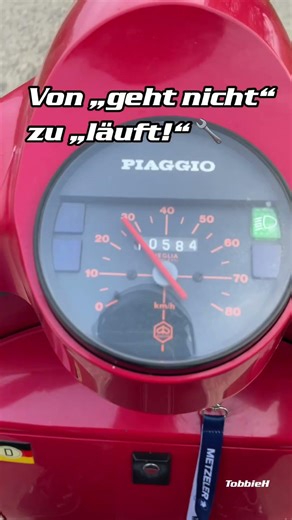 Vespa PK50👍. From "doesn't work" to "runs!" 🔧 #twostroke #vespa #bikelife #vespalovers