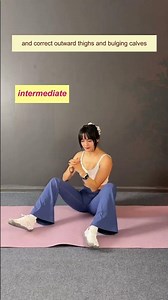 This Seated At Home Exercise Helps Fix O Shaped Legs, Outward Thighs, and Bulky Calves