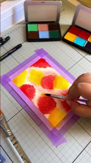 Easy Watercolor Background with Watercolor Compacts! #altenew