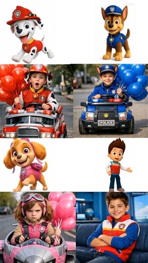 💥💙PAW Patrol Rescue World: Marshall, Rubble, Chase, Zuma, Rocky and Skye & Ryder #shorts #pawpatrol