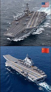 🇺🇸 USS Gerald R. Ford vs 🇨🇳 Fujian (Type 003) 🌊 Two fleets. One ocean. The race for maritime supremacy is on. #NavalPower #MilitaryComparison #SeaDominance #AircraftCarrier #ModernWarfare #GlobalPower ⚓️🚢 | Aviationmafia