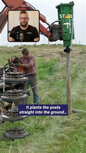 I didn’t think fencing solo was possible… until this 👀🚜