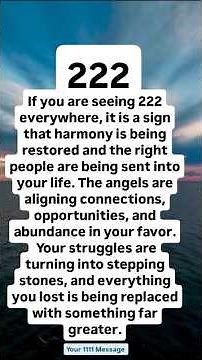 Seeing 222? Your Life Is About to Transform | 222 meaning #shorts #manifestation #lawofattraction