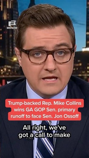 Trump-backed Rep. Mike Collins wins GA GOP Sen. primary runoff to face Sen. Jon Ossoff