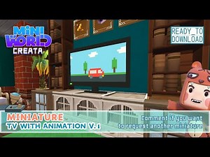Mini World : Miniature TV with Animation V.1 | Ready To Download | Sell