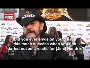 LEMMY KILMISTER MOTORHEAD INTERVIEW RAW - AT REVOLVER GOLDEN GODS