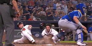 Braves pull off a majestic double slide