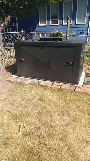 Generac Guardian 18 kW Standby Home Generator in Zombie Box - Running