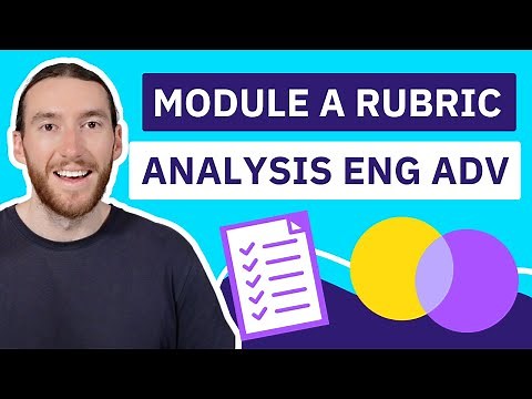 Module A Rubric Analysis (English Advanced)