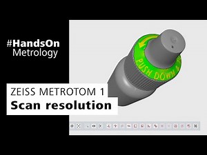 Introduction to scan resolution with the METROTOM 1