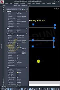 2 very good ways to adjust DIM in AutoCAD that you may not know #vaduni #autocad1phut #hocautocad