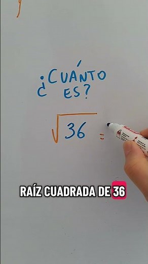 square root of 36