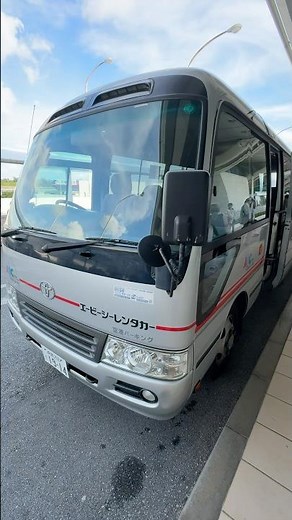 Arrived at Naha Airport‼︎ ABC Rent a Car Airport (Shuttle Bus) Getting Off Scene #ABC Rent a Car