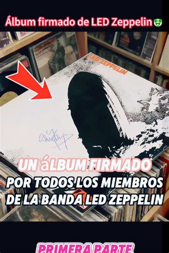 Un álbum firmado por todos los miembros de la banda LED Zeppelin. #elpreciodelahistoria#antiguedades#coleccion#coleccionista#historychannel