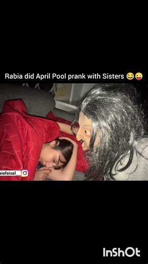 Rabia did April Pool prank with sisters 🤣😂😜 #trendingshorts #sistrology