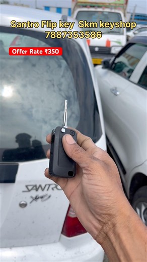 SANTRO FLIP KEY ₹350 Ab kar ke dekho iss rate me kaam only Skm keyshop can do