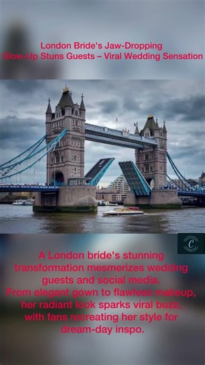 London Bride's Jaw-Dropping Glow-Up Stuns LondonBride#BridalGlowUp#WeddingViral#BrideTransformation