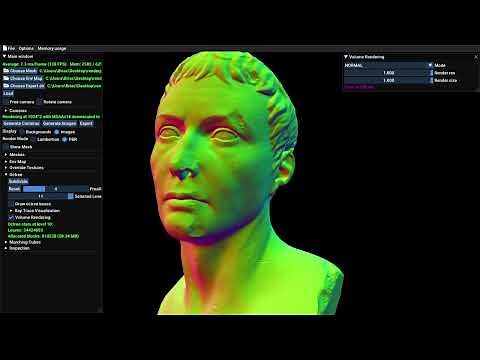 Volumetric rendering with octree ray marching